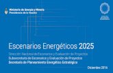 Escenarios Energéticos 2025€¦ · Medidas consideradas en gas natural (2,3% de ahorro) • Bombas de Calor • Calefonesy termotanques • Calderas Medidas consideradas en transporte