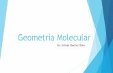 Geometría Molecularquimica-10.weebly.com/.../2/7/8/22780096/geometría... · Geometría molecular Ángulo de enlace 2 0 AB2 lineal 180º 3 0 AB3 Trigonal planal 120º 2 1 AB2E angular