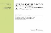 CUADERNOS - Dialnet · 2017-08-21 · Cuadernos de Etnología y Etnografía de Navarra (CEEN), 90, 2016, 433-473 437 5 / La alimentación en Monreal: trabajo de campo etnográfico