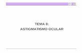 TEMA 8: ASTIGMATISMO OCULARrua.ua.es/.../19699/1/T8.Astigmatismo_2011_OCW.pdf · Definición y causas del astigmatismo 2.- Astigmatismo de la córnea 3.- Astigmatismo total del ojo