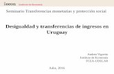 Desigualdad y transferencias de ingresos en Uruguaydinem.mides.gub.uy/innovaportal/file/63007/1/andrea... · Escenario 3: extender la tarjeta alim. a todos los hogares del primer