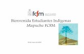 Bienvenida Estudiantes Indígenas Mapuche FCFMingenieria.uchile.cl/documentos/presentacion-de...de Micro-redes para Comunidades Mapuche”, 2015-2017. Proyecto Ministerio de Energía