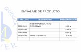 EMBALAJE DE PRODUCTOreactivosmeyer.com.mx/datos/pdf/materias/embalaje_6958... · 2017-11-05 · embalaje de producto catÁlogo descripciÓn presentaciÓn 6958-100 sodio persulfato