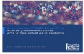 Actualización COVID-19 en Chile Análisis y recomendaciones ante … · Actualización COVID-19 en Chile Análisis y recomendaciones ante la fase actual de la epidemia Preparado