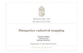 Pre cadastral maps of Hungary - Servizio Catasto€¦ · • Original plan: preparing new digital cadastral maps and provide IT infrastructure for maintaining • May 13, 1998 - Bank