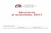 Memòria d’activitats 2017 FURV/Portal Transpare… · Activitats del Centre de Transferència de Tecnologia i Innovaci ... (2016-2017). Nombre Projectes Import (€) 2016 Contractació