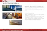 Acero. Construcciónmetalgarcia.net/documentos/acero/ACERO_CONSTRUCCION.pdf · Acero. Construcción Barandillas de acero inoxidable Barandilla para exterior Barandillas para escaleras