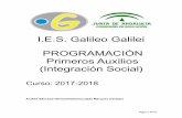 I.E.S. Galileo Galilei PROGRAMACIÓN Primeros Auxilios …iesgalileocordoba.es/wp-content/uploads/2015/11... · 2018-03-01 · Página 2 de 44 INTRODUCCIÓN (Ubicación curricular,
