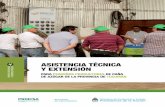 ASISTENCIA TÉCNICA - Argentina · Asistencia técnica extensión ara equeños roductores d añ zúca rovinci ucumán (que involucran a unas 25.000 per-sonas), y su consecuente ampliación