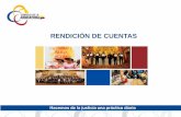 RENDICIÓN DE CUENTAS - Gob · 2015-05-12 · estándares de calidad, servicios tecnológicos ofrecidos. • Así mismo impulsar una mayor difusión a la ciudadanía de los servicios