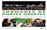 cartell portes obertes 2017 ecmm - Web Municipal€¦ · JORNADES DE PORTES OBERTES Escola i Conservatori Municipal de Música “Mestre Montserrat” de Vilanova i la Geltrú Carrer