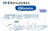 Grados 2018-2019 CAST - WordPress.com · Campus Donostia / San Sebastián Mundaiz, 50 20012 Donostia / San Sebastián infoacad@deusto.es ... Educación Primaria Auditorio Centenario