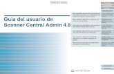 Guía del usuario de Scanner Central Admin 4origin.pfultd.com/downloads/IMAGE/manual/sca/P2WW-2817... · 2016-11-25 · zScanner Central Admin Agent 1.6 Tipo de manuales Los siguientes