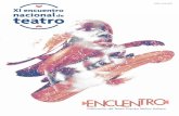 2 AL 13 DE OCTUBRE 2018 - teatromelico.go.cr · PROGRAMACIÓN ESPECIAL 7 TEATRO COMPARADO, GEOGRAFÍA TEATRAL, TERRITORIALIDAD Jorge Dubatti 9 “NANA RAÍZ” UNA CREACIÓN PARA