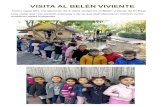 VISITA AL BELÉN VIVIENTE · Como cada año, los alumnos de 5 años visitamos el Belén viviente de El Raal. Una visita que nos pareció preciosa y de la que disfrutamos un montón