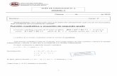 Función cuadrática y ecuación de segundo grado · liceo luis cruz martÍnez departamento de matemÁtica profesor: luis martínez ramos