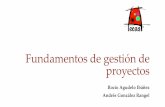 Fundamentos de gestión de proyectosliberumsanguinem.com/.../07/5.-Fundamentos-de-gestión-de-proyect… · 2. Ciclo de vida del proyecto 3. Gestión del alcance 4. Gestión del tiempo