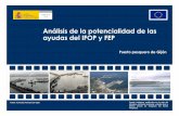 Análisis de la potencialidad de las ayudas del IFOP y FEP · puerto pesquero de gijÓn condiciones operativas lonja pesquera: 3.150 m² superficies terrestres: 2.303.504 m² calado: