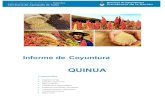 Informe de Coyuntura QUINUA 2016 · Para siembra Reintegros Extra/Intra zona 2,05% 1008.50.90.000. Las demas Derechos Importación Extrazona 8% COYUNTURA NACIONAL . Productores 1)