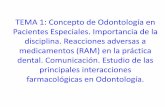 TEMA 1: Concepto de Odontología en Pacientes Especiales ...alojamientos.us.es/apespeciales/pdf/OPE1E-18.pdf · Tarjeta amarilla en papel: una vez rellena se envía al Centro Andaluz