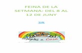 FEINA DE LA SETMANA: DEL 8 AL 12 DE JUNY 3R...2020/06/03  · Classifica les paraules següents segons com s’escriguin: conversa – blau – brossa – bomber – impossible –