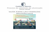 GUÍA PARA LAS FAMILIAS (Bachillerato) - Escuela De Arte ...escueladeartetoledo.es/images/Curso19_20/Admision/... · B) Opción aconsejable: Firmamos uno de los dos tutores/as (o