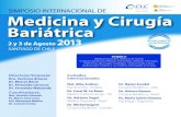 Única clínica SIMPOSIO INTERNA CIONAL DE Medicina y Cirugía … afiche y prog... · 12:30 - 13:00 CONFERENCIA PLENARIA: Técnicas quirúrgicas emergentes en cirugía bariátrica