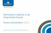 Normativa Laboral y de Seguridad Social Enero-Diciembre 2015€¦ · 1/2013, de 25 de enero. (B.O.E. del día 21) de3 Febrero 2015, laSecretaría Estado Seguridad Social, por que