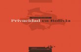 ˇ Privacidad en Bolivialibrary.fes.de/pdf-files/bueros/bolivien/16242.pdf · El mismo se divide en cuatro secciones: la primera parte está destinada a discutir la privacidad desde