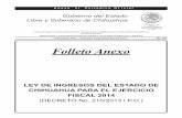 Folleto Anexo - Gobierno del Estado de Chihuahua | … · 2014-01-08 · Folleto Anexo A n e x o a l P e r i ó d i c o O f i c i a l Todas las leyes y demás disposiciones supremas