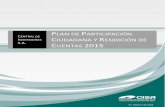 Plan de Participación Ciudadana y Rendición de Cuentas 2015 · Central de Inversiones S.A. Plan de Participación Ciudadana y Rendición de Cuentas 2015 4 2. INFORMACIÓN PARA LA
