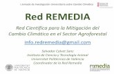 I Jornada de Investigación Universitaria sobre Cambio ... · Red REMEDIA. Red Científica para la Mitigación del Cambio Climático en el Sector Agroforestal. info.redremedia@gmail.com.