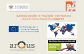 Universidad de Granada - ¿Deseas solicitar la movilidad … · 2019-12-11 · linguisticas.html No se necesita certificado digital ATENCIÓN: No subir el certificado a la plataforma
