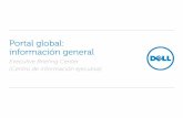 Executive Briefing Center (Centro de información ejecutiva) · El gadget Global Standards (Estándares globales) permite seleccionar el país para acceder a los requisitos de envío.
