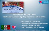 Presentación del Caso Clínico Síndrome Coronario Agudo y ...solaci.org/_files/jornadas_bolivia/LeivaPonsJoseLuis-Caso-clinico... · Presentación del Caso Clínico Síndrome Coronario