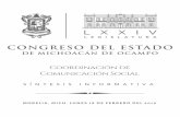 Sin título - Congreso del Estado de Michoacáncongresomich.gob.mx/file/PRIMERAS-PLANAS-1-28.pdf · 2019-02-18 · son inventos golpes la que mé dieron: me robaron la calma.„ —Agredida