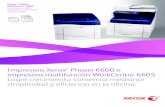 Impresora Xerox Phaser 6600 e impresora multifunción ... · PDF file Impresora Xerox ® Phaser 6600 e impresora multifunción WorkCentre 6605 Logre crecimiento comercial mediante