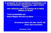 LECTURA TESIS 280901 Rejane Ferreira.ppt [Modo de ...graal.uab.cat/PDF/LECTURA_TESIS_280901_Rejane_Ferreira.pdf · Análisis de las frecuencias Prevalencia de Parasitosis (%) J Bezerra