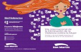 Día Internacional de la Eliminación de la Violencia contra la Mujer · 2018-11-20 · Municipalidad de San Martín | Políticas de Género Día Internacional de la Eliminación