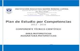 Plan de Estudio por Competencias - Master2000 5 MATEMATICAS...¢  2014-02-07¢  32 irracionales. y racionales