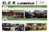 Inauguración fase de reentrenamiento · 2020-03-10 · Al Conmemorarse 191 años de la Batalla de Tarqui, Día del Ejército ecuatoriano se desarrolló la ceremonia cívico militar
