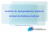 Análisis de Jurisprudencia Judicial Unidad de Defensa Judicial · 2020-04-30 · Unidad de Defensa Judicial . Santiago, 07 de junio de 2016 . I) Esfera de Control. 1.- Iltma. Corte
