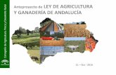 Anteproyecto de LEY DE AGRICULTURA Y GANADERÍA DE ...€¦ · Consejería de Agricultura, Pesca y Desarrollo Rural 5 Estatuto de las personas agricultoras y empresarias agroindustriales:
