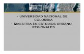 UNIVERSIDAD NACIONAL DE COLOMBIA MAESTRIA EN … · 2010-09-25 · Plan Parcial-Áreas determinadas del suelo urbano (Según la ley 388 lo debe definir el POT) (lo ha empezado a definir