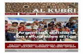 Argentina solidaria con refugiados · PDF file de 3000 refugiados sirios, que serán seleccionados a partir de un proce-so que contará con el apoyo del Alto Comisionado de las Naciones