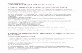 MEMORIA ACADÉMICA CURSO 2014-2015 - Universidad de Granadaarqueologyterritorio/PDF12/Memoria2015.pdf · Documentación y estudio del conjunto de Arte esquemático. Dir.: A. Morgado