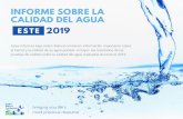 2019 Quality Report...TOHO WATER AUTHORITY EL AGUA que le suministra la autoridad de agua, Toho Water Authority, se somete a pruebas constantemente para verificar que cumple con las