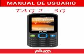 MANUAL DE USUARIO - Plum Mobile · 2019-02-25 · 1) Para insertar la tarjeta SIM y la tarjeta Micro SD, asegúrese de que su teléfono está apagado, y luego retire la cubierta,