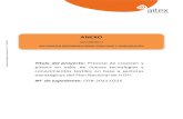 ANEXO - HOME - Aitex · INNCIDE). Expediente OTR-2011-0225: Título “Proceso de creación y puesta en valor de nuevas tecnologías y conocimientos textiles en base a sectores estratégicos