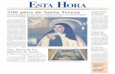 Semanario de Información del Arzobispado de Oviedo • D.L ... · lema “Para vos nací”, una frase to-mada de una de las poesías más conocidas de la santa abulense, cuyos primeros